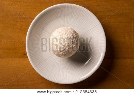 Traditional Brazilian Sweets - Brigadeiros - Over Wood Background.