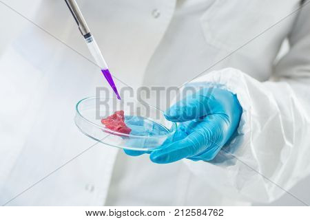 Food Safety, Toned Image, One Woman Only