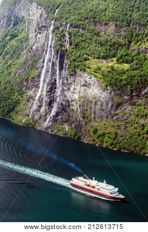 Breathtaking view of Sunnylvsfjorden fjord