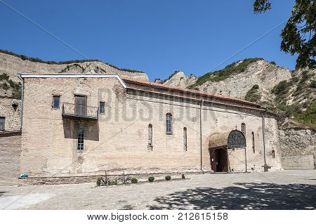Georgia, the neighborhood of Mtskheta. The monastery complex of Shio-Mgvime (Cave Shio). The upper church (Zemo Eklesia) of the twentieth century is named after the Mother of God.