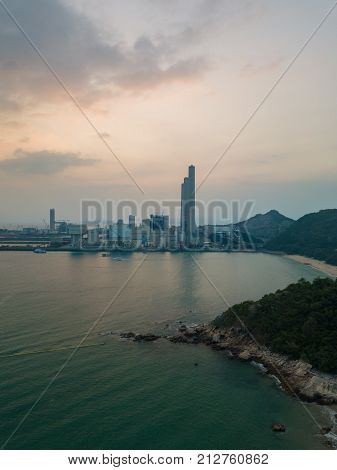 Coal-fired Power Station In Lamma Island, Lamma Island Is A Fishing Village And A Natural Attraction