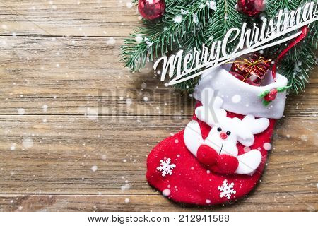 Christmas Composition With Decorations
