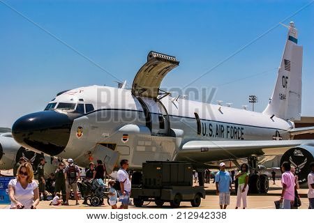 Boeing Rc-135 Rivet Joint Reconnaissance Aircraft