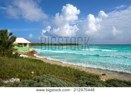 Cozumel island San Martin beach in Riviera Maya of Mayan Mexico
