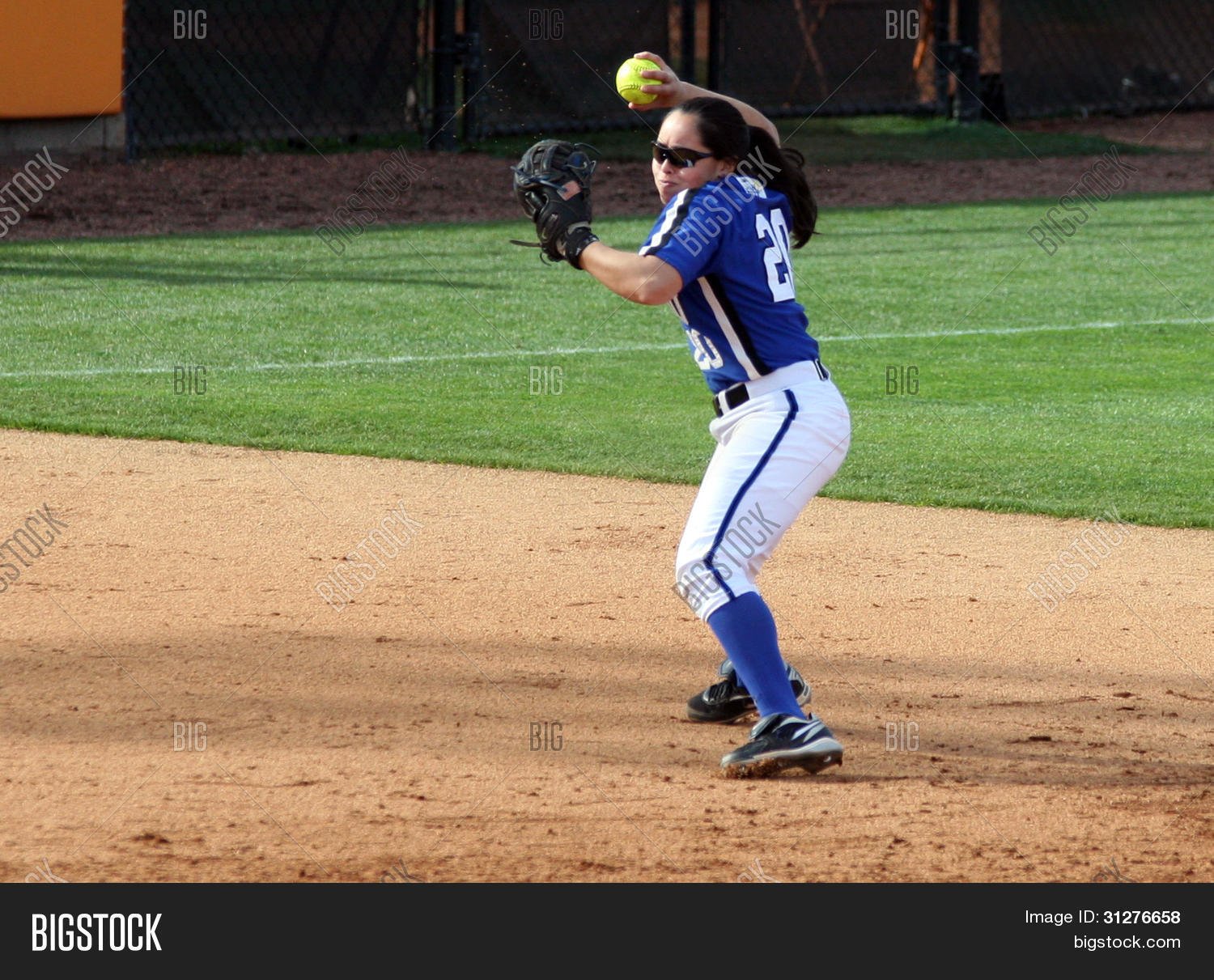 College Softball Image & Photo (Free Trial) Bigstock