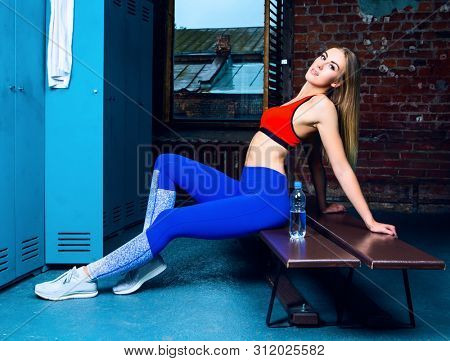 Working out in the locker room