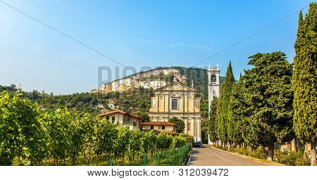 Brescia In The Lombardy Italy With Marble Quarry