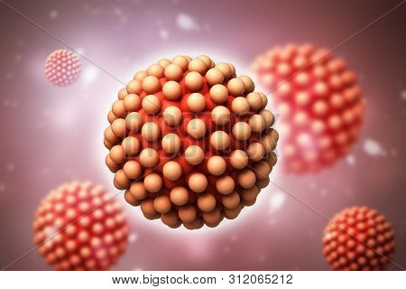 3d Rendered Blastocyst Isolated On A Color Background
