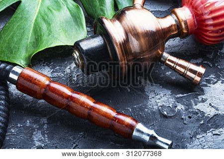 Smoking Arab Hookah