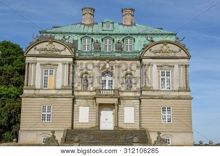 Royal Hunting Palace On Natural Park At Copenhagen, Denmark