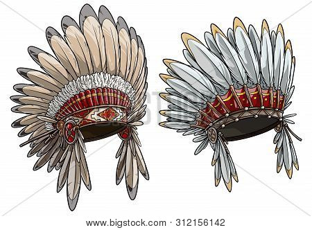 Cartoon detailed colorful native 