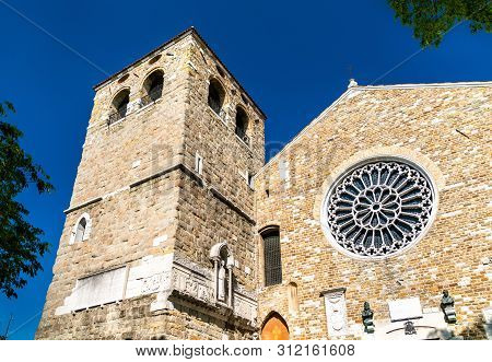 View Of Saint Justus Cathedral In Trieste, Italy