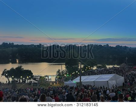 Festival Kupala Dew In Nemyryntsi. Kupala Night With Amazing Ancient Ceremonies.