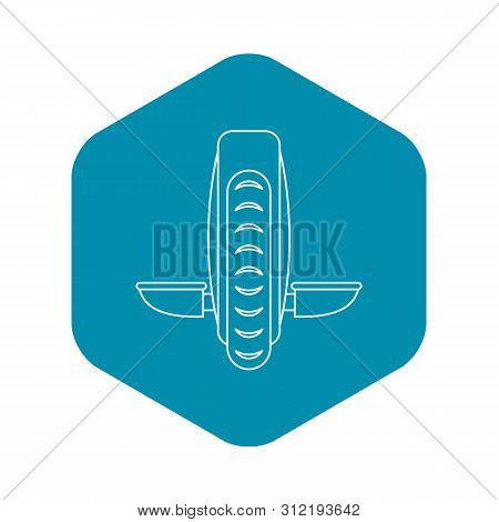 Solowheel Icon. Outline Illustration Of Solowheel Icon For Web