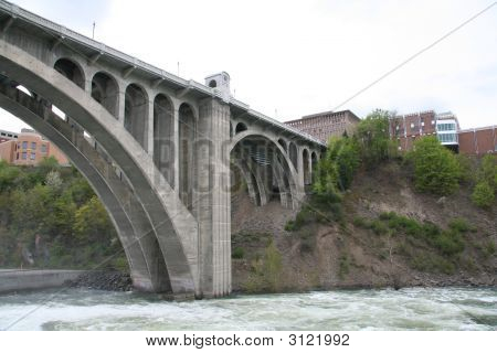 Monroe Street Brücke In Spokane