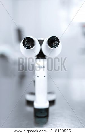 Medical Professional Ophthalmologist Equipment Device Slit Lamp.