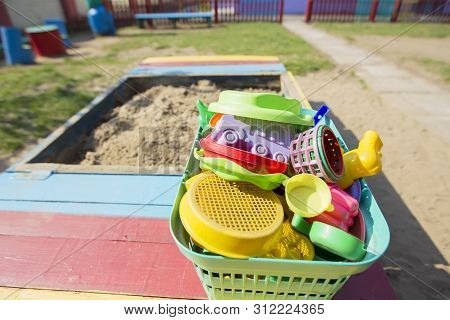 Children's Sandbox. Forms For Playing In The Sand