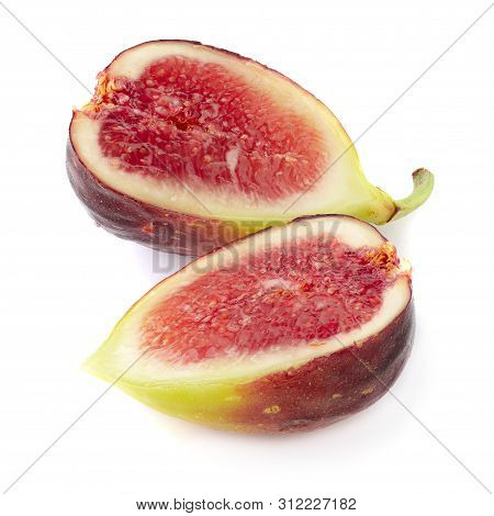 Fresh Figs, Sweed Figs Isolated On White Background