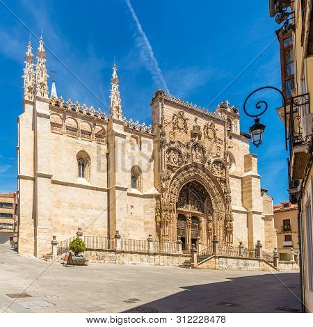 View At The Church Of Santa Maria La Real In Aranda De Duero, Spain