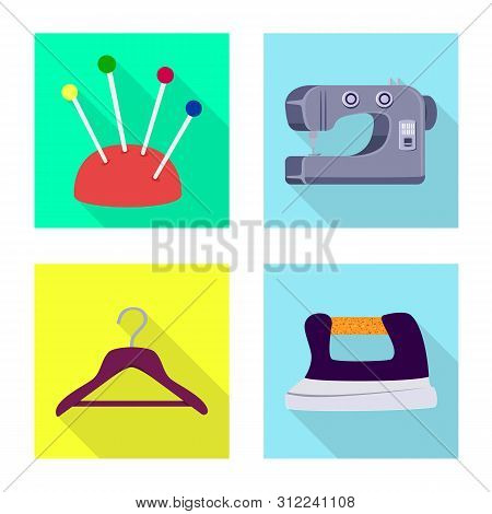 Vector Illustration Of Craft And Handcraft Icon. Set Of Craft And Industry Vector Icon For Stock.