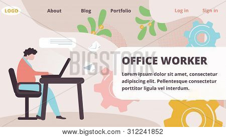 Office Worker Vector Photo Free Trial Bigstock