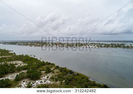 Perdido Key Beach, Florida And Ono Island, Alabama The Day After Hurricane Barry