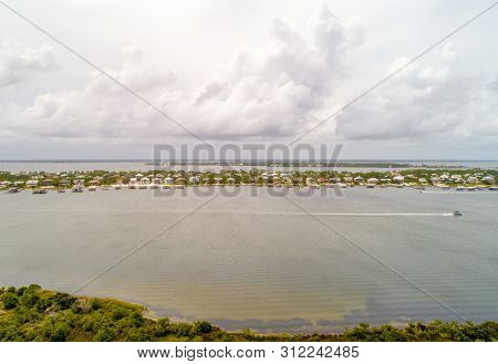 Perdido Key Beach, Florida And Ono Island, Alabama The Day After Hurricane Barry