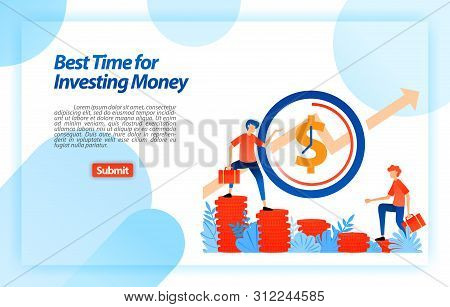 Determine Best Time To Choose An Investment. Opportunity In Right Time To Set Up A Business Strategy