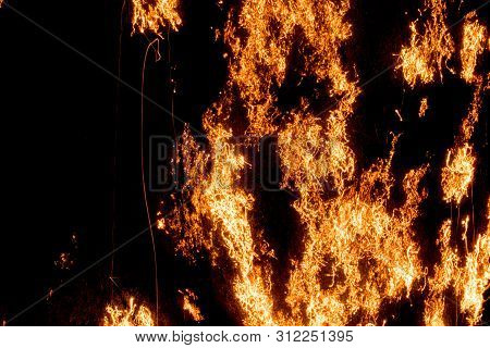 Fire - Steel Wool Burning, Oxidizing, Smoldering.