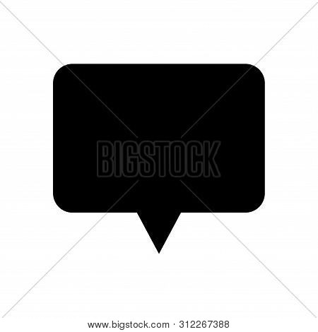 Speech Bubble Vector Icon For Apps And Websites