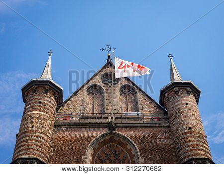 Hall Of The Knights (ridderzaal) In Courtyard Of Binnenhof (dutch Parliament), The Hague, Netherland