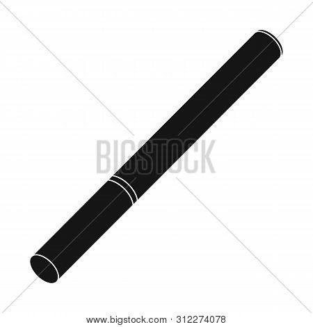 Vector Design Of Cigarette And Ash Icon. Collection Of Cigarette And Smoke Stock Symbol For Web.