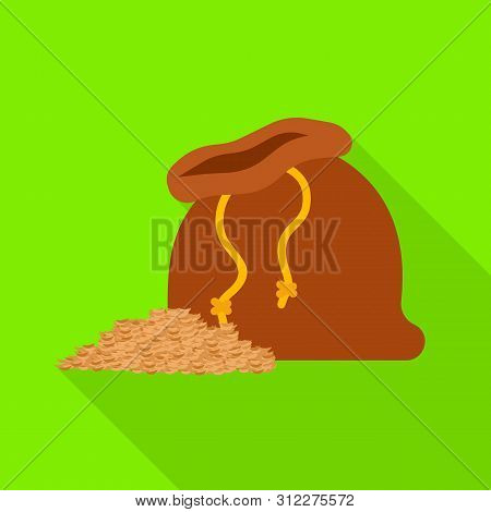 Vector Illustration Of Pouch And Product Logo. Collection Of Pouch And Bag Vector Icon For Stock.