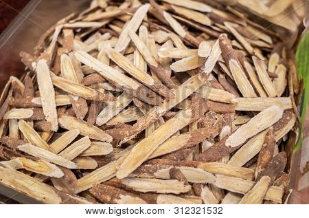 group stacks of traditional Chinese medicine, Astragali Radix