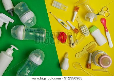Top View Of Feeding Set And Emergency Kit, Top View