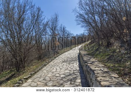 Perperikon, Bulgaria - March 17, 2019: Ruins Of Ancient Sanctuary City Of Perperikon, Kardzhali Regi