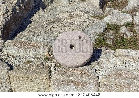 Perperikon, Bulgaria - March 17, 2019: Ruins Of Ancient Sanctuary City Of Perperikon, Kardzhali Regi