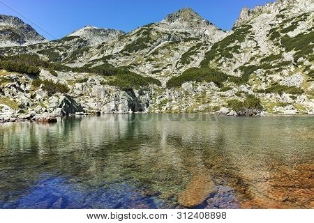Landscape With Left Kralev Dvor Pass And Samodivski Lakes, Pirin Mountain, Bulgaria