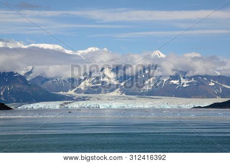 Hubbard Glacier And Yakutat Bay, Alaska, In Summer