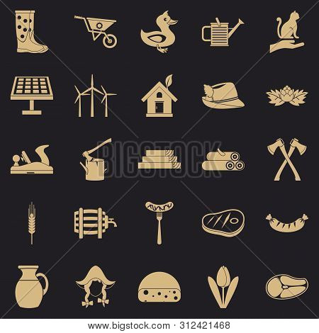 Stockroom Icons Set. Simple Set Of 25 Stockroom Icons For Web For Any Design
