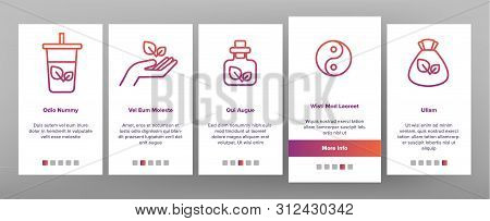 Naturopathy Therapy Onboarding Mobile App Page Screen. Naturopathy, Homeopathic Medication Linear Pi