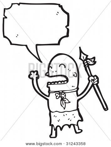 primitive tribesman tegneserie
