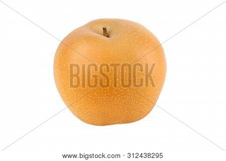Fresh Asian Pear Isolated On White Background