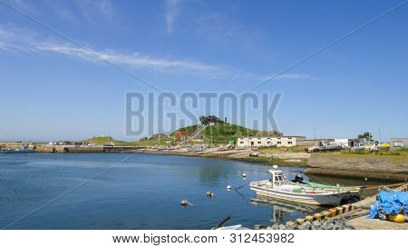 Kabushima Island. The Island Is Noted As A Nesting Ground For Black-tailed Gulls And Has Been Protec