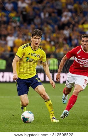 Rostov-on-don, Russia - July 20, 2019: Eldor Shomurodov Of Fc Rostov In Action During The Russian Pr