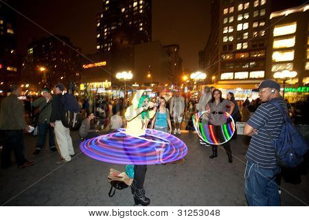 Hula Hoop au Union Square Park