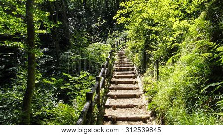 Juniko Twelve Lakes In The Shirakami-sanchi Mountainous Area. A Unesco World Heritage Site In The To