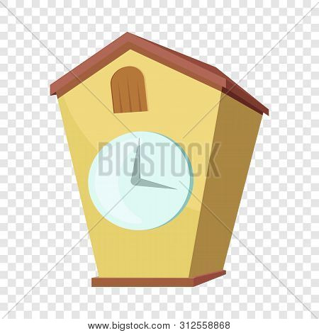 Cuckoo Clock Icon. Cartoon Illustration Of Cuckoo Clock Vector Icon For Web