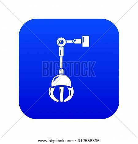 Mechanical Grabber Icon. Simple Illustration Of Mechanical Grabber Vector Icon For Web.