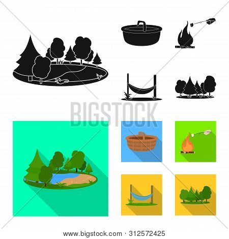 Vector Illustration Of Tourism And Excursions Icon. Collection Of Tourism And Rest Vector Icon For S